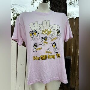 1992 Vintage Briar Cliff Camp '92 single stitch tee size M.